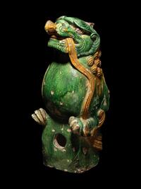 A Sancai Glazed Roof Tile