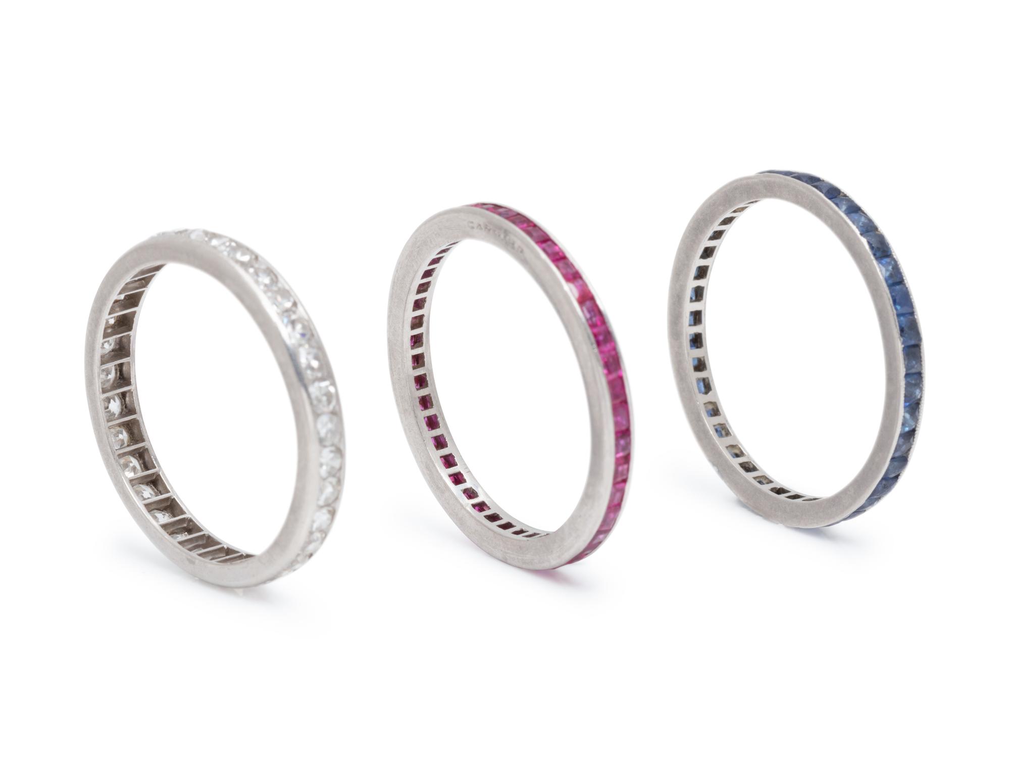 COLLECTION OF ETERNITY BANDS