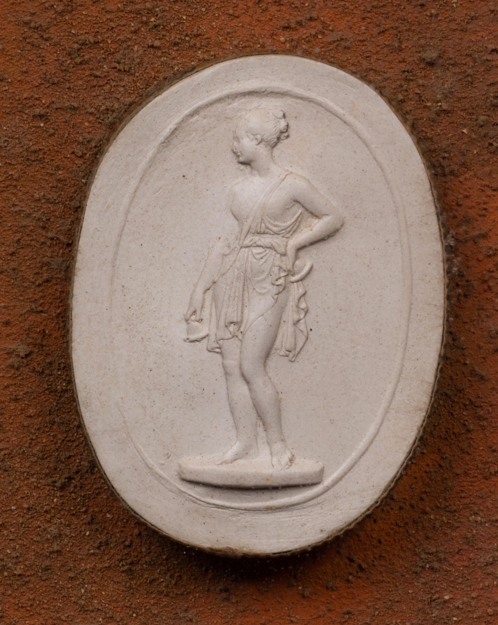 A Group of Six Grand Tour Plaster Intaglios