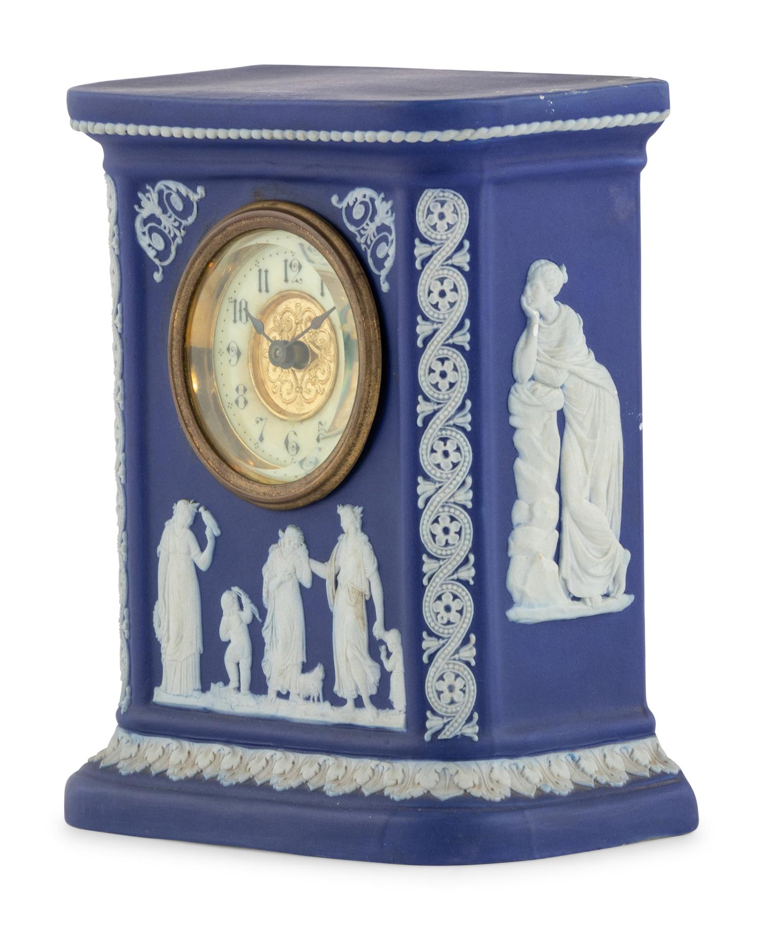 A Wedgwood Jasperware Clock