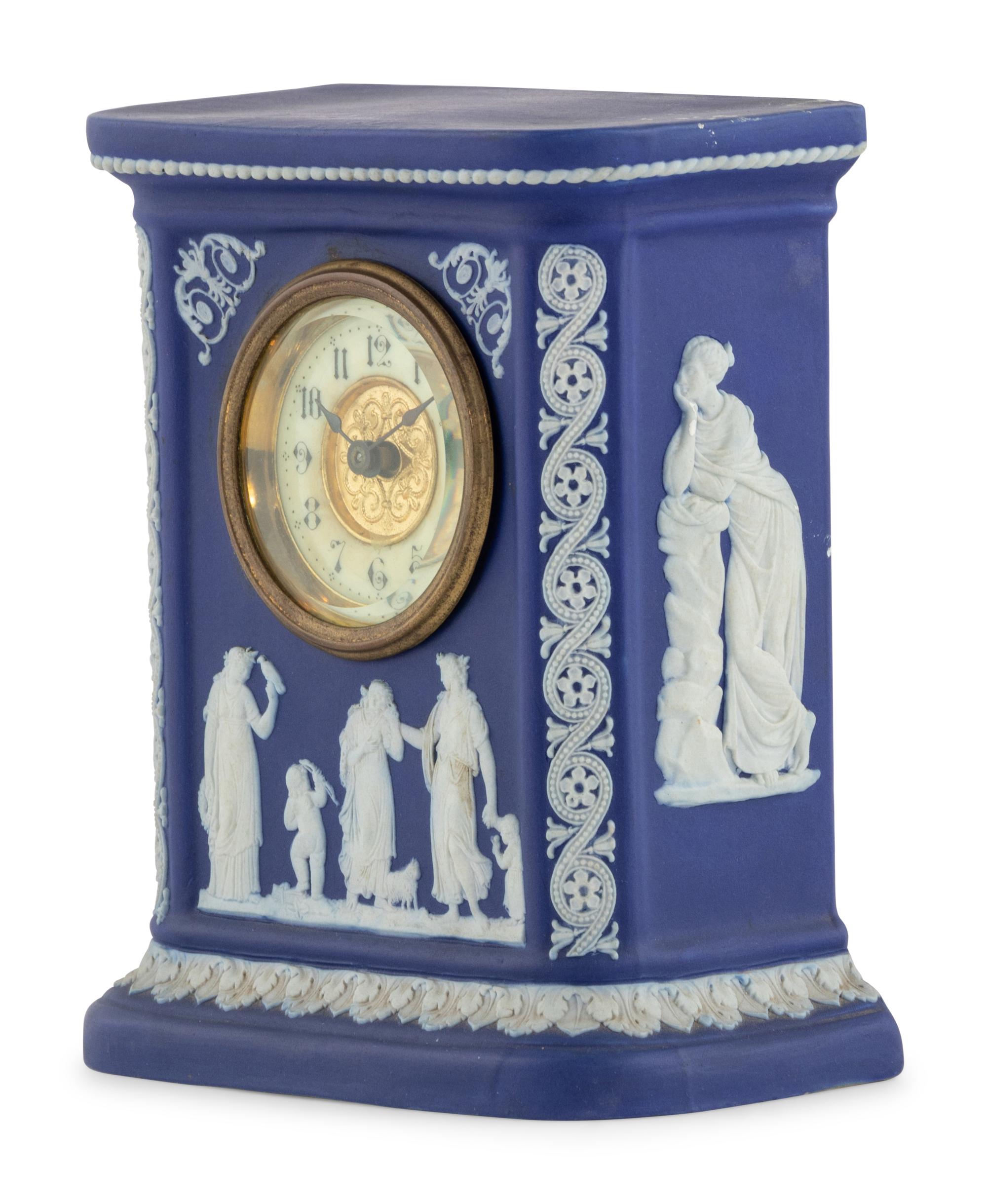 A Wedgwood Jasperware Clock