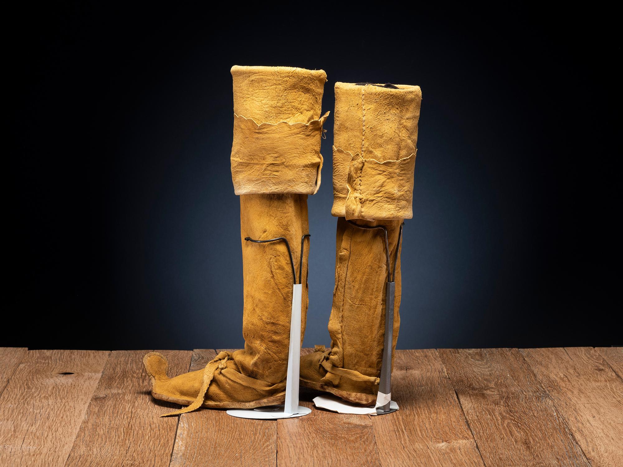 Chiricahua Apache Hide Boots