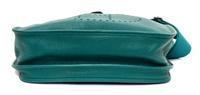 An Hermes Malachite Green Evelyne III GM Handbag, 13" x 12" x 3".