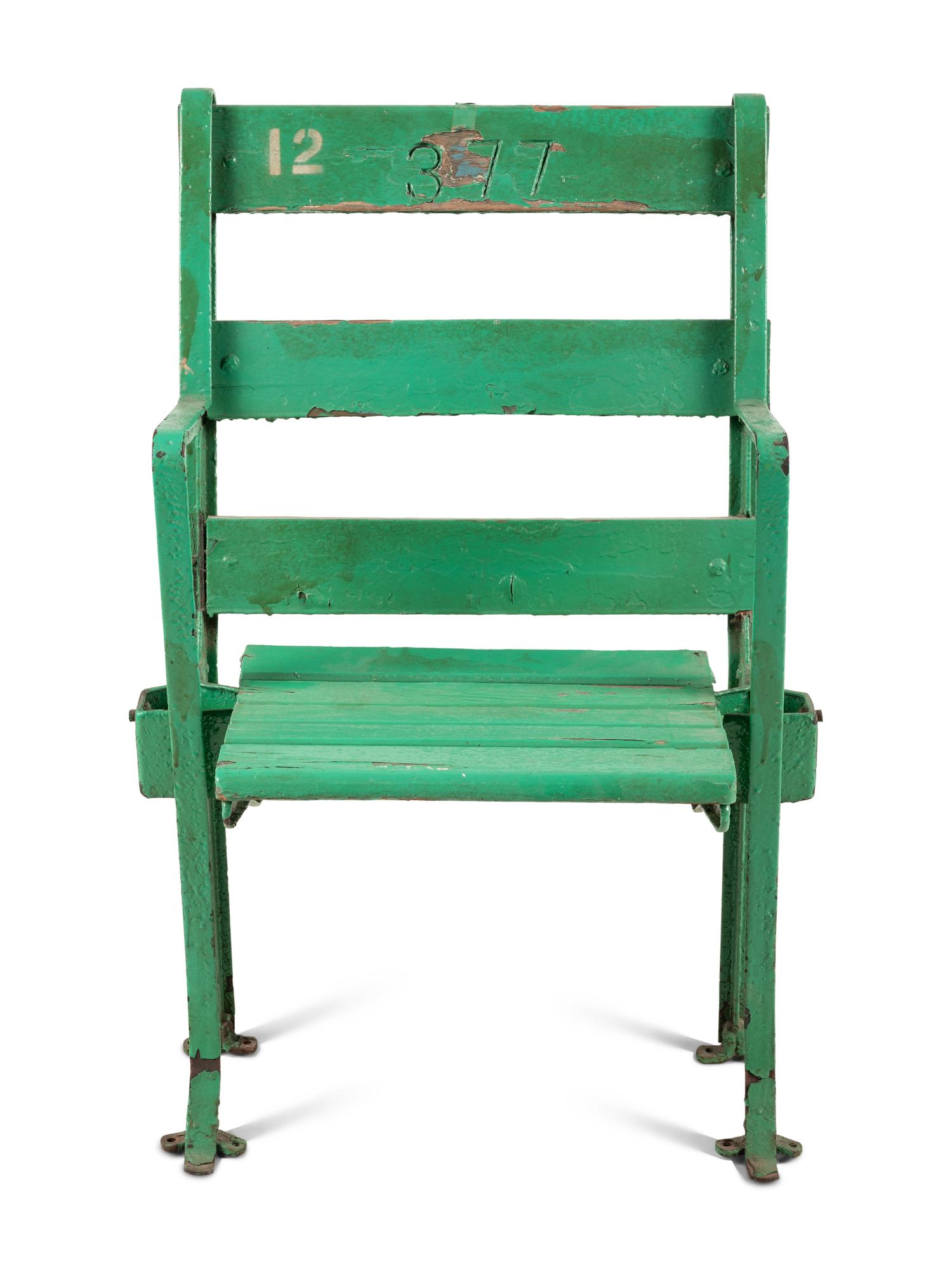An Original Vintage Old Comiskey Park Seat Chair