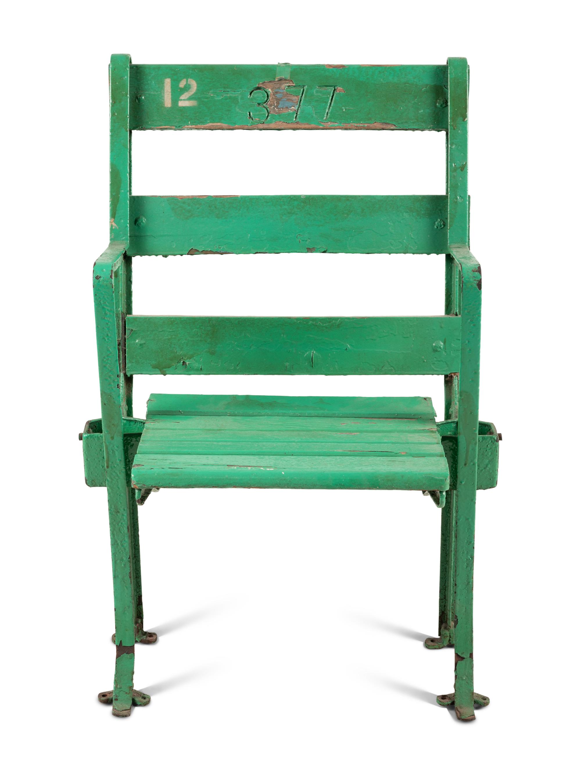 An Original Vintage Old Comiskey Park Seat Chair