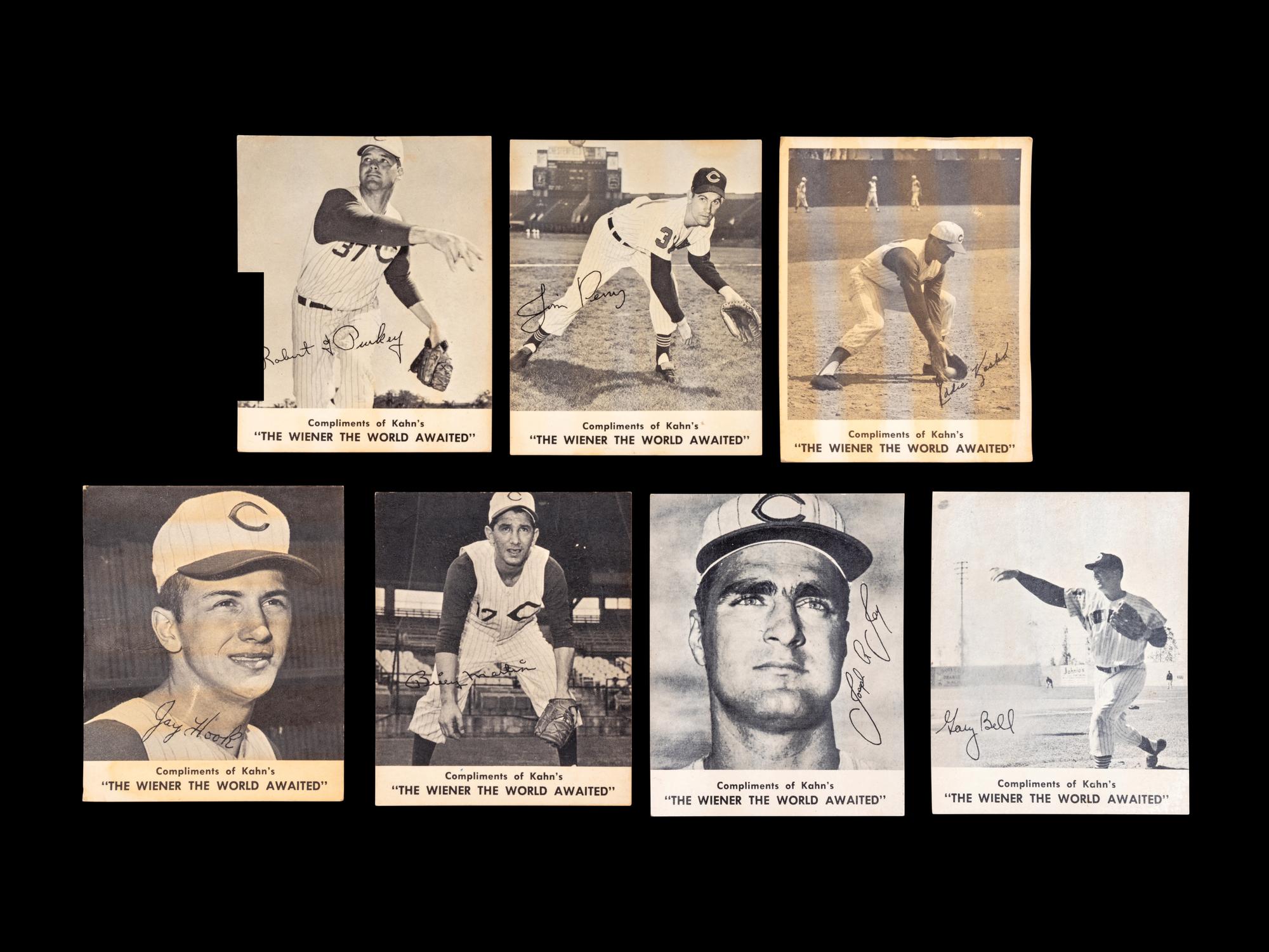 A Group of Kahn's Weiners Baseball Cards (Including Billy Martin),