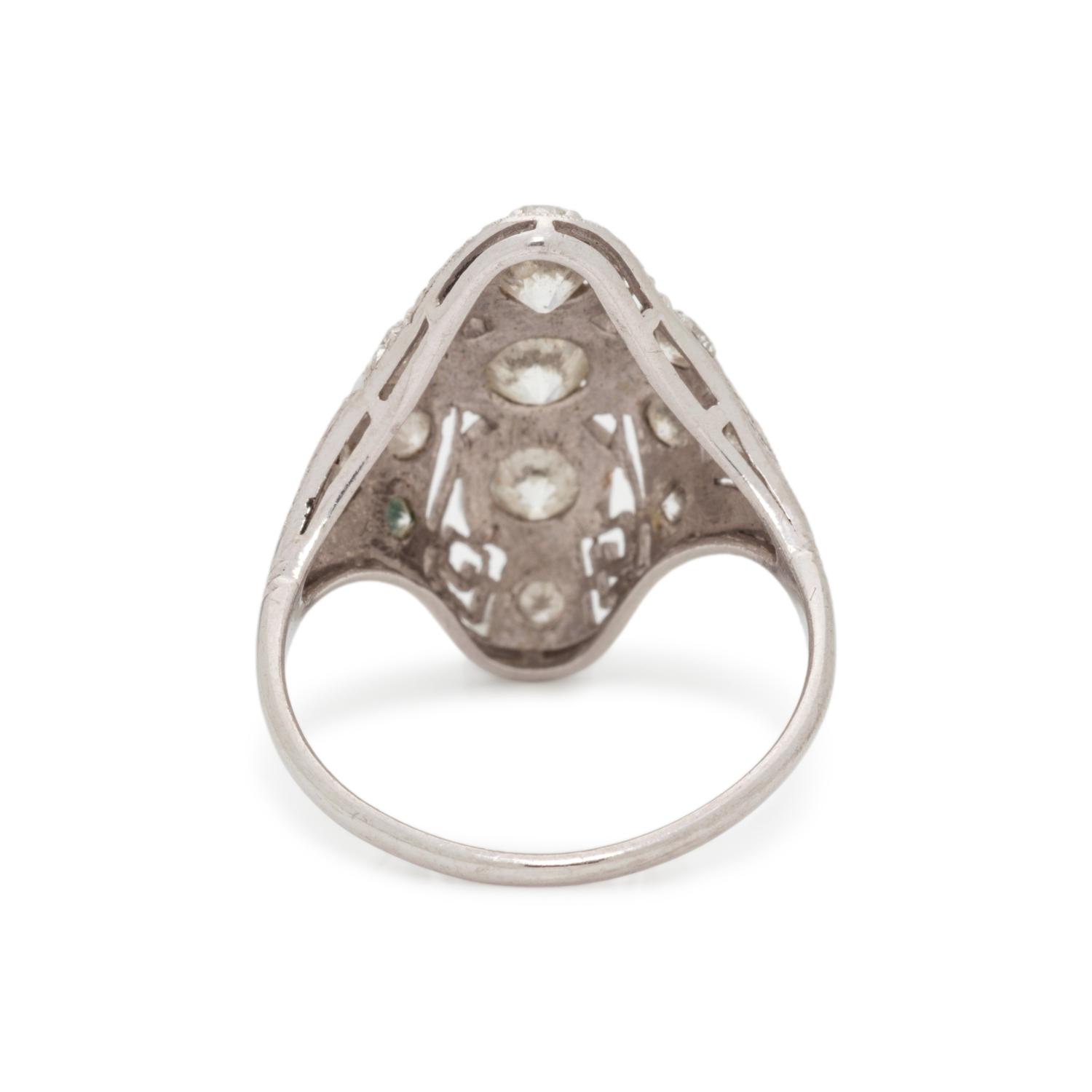 ART DECO, DIAMOND RING