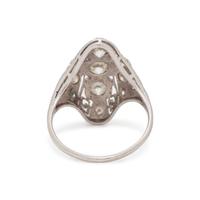 ART DECO, DIAMOND RING