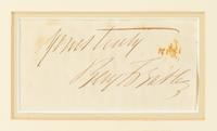 [CIVIL WAR] 3 items, incl. Benjamin Butler signature and works feat. Lincoln, Grant, & Washington.