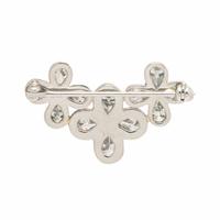 Attributed to Loree Rodkin, Diamond and Platinum Flower Brooch