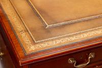 A George III Style Mahogany Partner's Desk
