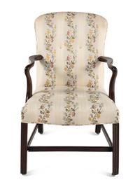 An English Mahogany Lolling Chair