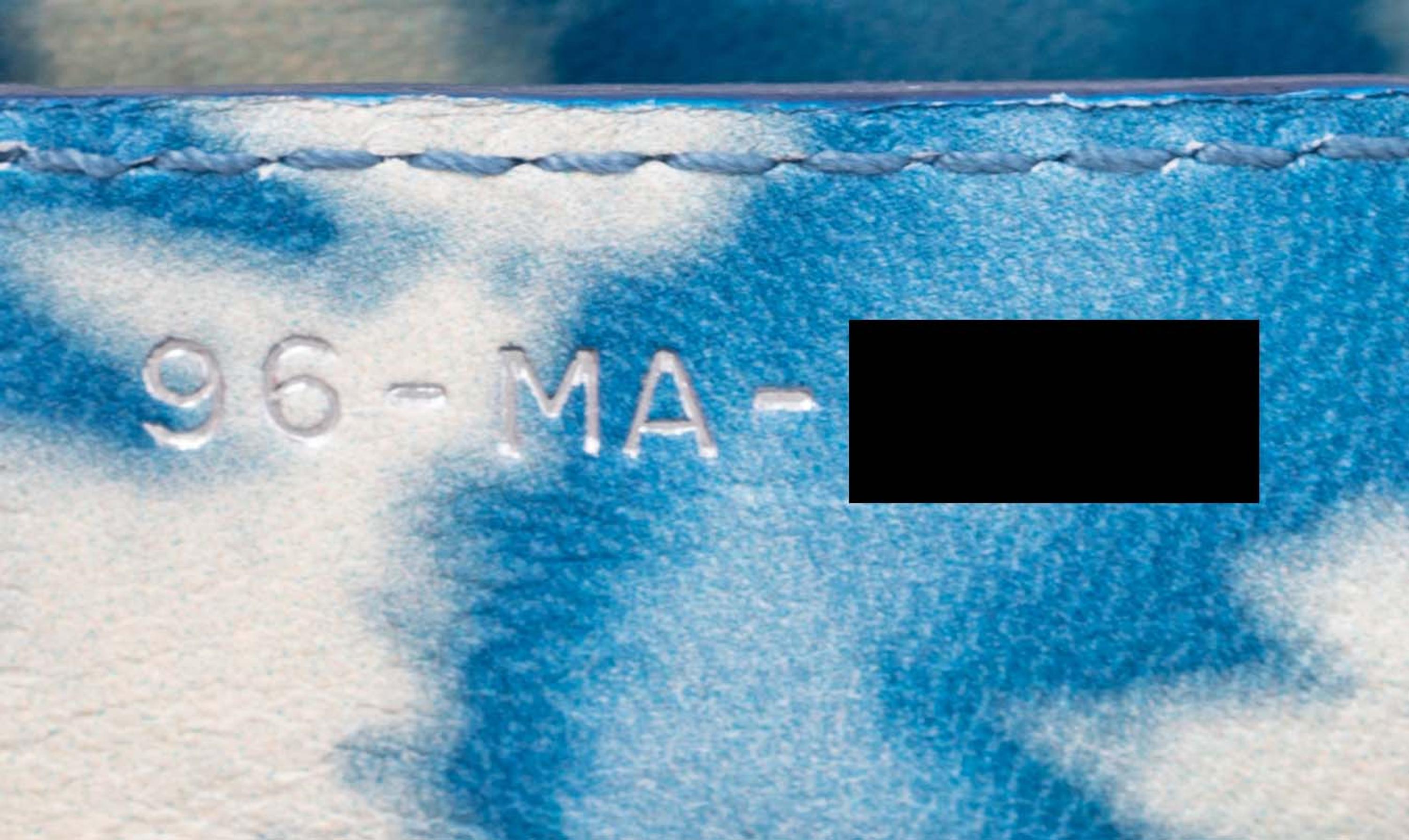 Christian Dior Blue Tie-Dye Effect Small Lady Dior Bag, 2011