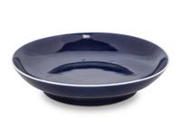 A Fine Blue Glazed Porcelain Plate