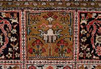 A Framed Bakhtiari Wool Rug