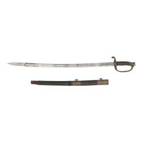 S&K Model 1850 Foot Officers Sword Presented to Sergeant Major (Capt.) George Smith - 7th NJ Infantry - WIA at Chancellorsville