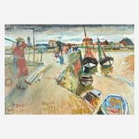 François Gall (Hungarian/French, 1912-1987) Honfleur