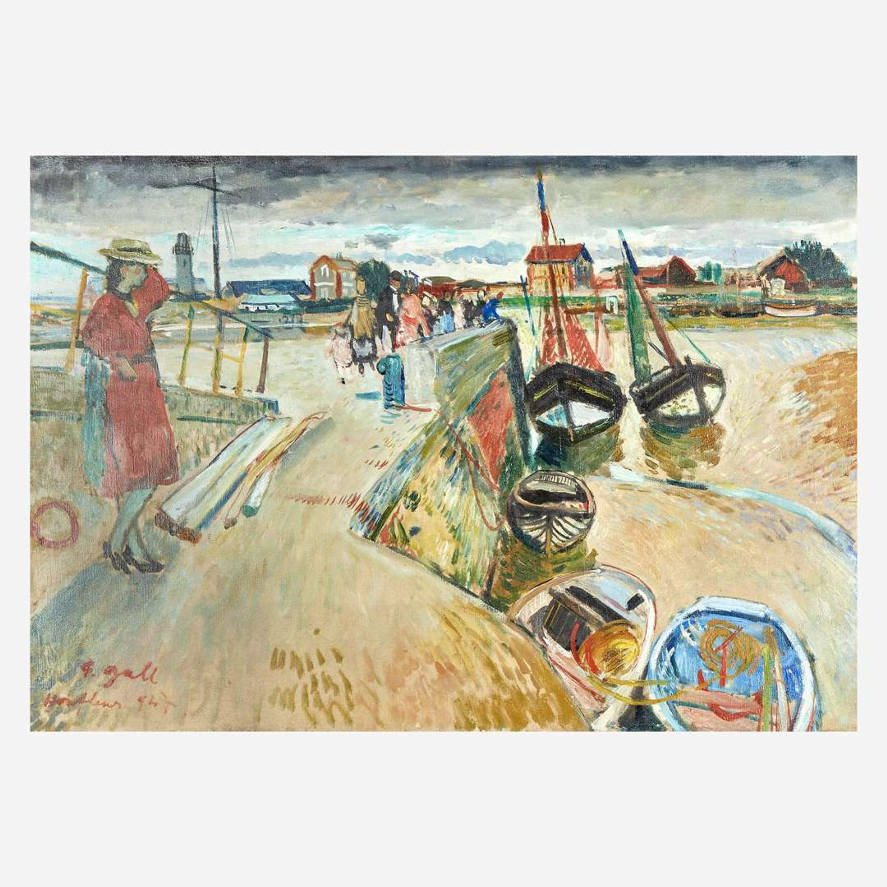 François Gall (Hungarian/French, 1912-1987) Honfleur