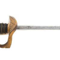 Sauerbier Cavalry Officers' Saber with Etched Blade Presentation to Lieutenant Sullivan 9th PA Cavalry - KIA at Tomkinsville, KY - Fighting John Hunt Morgan's Men