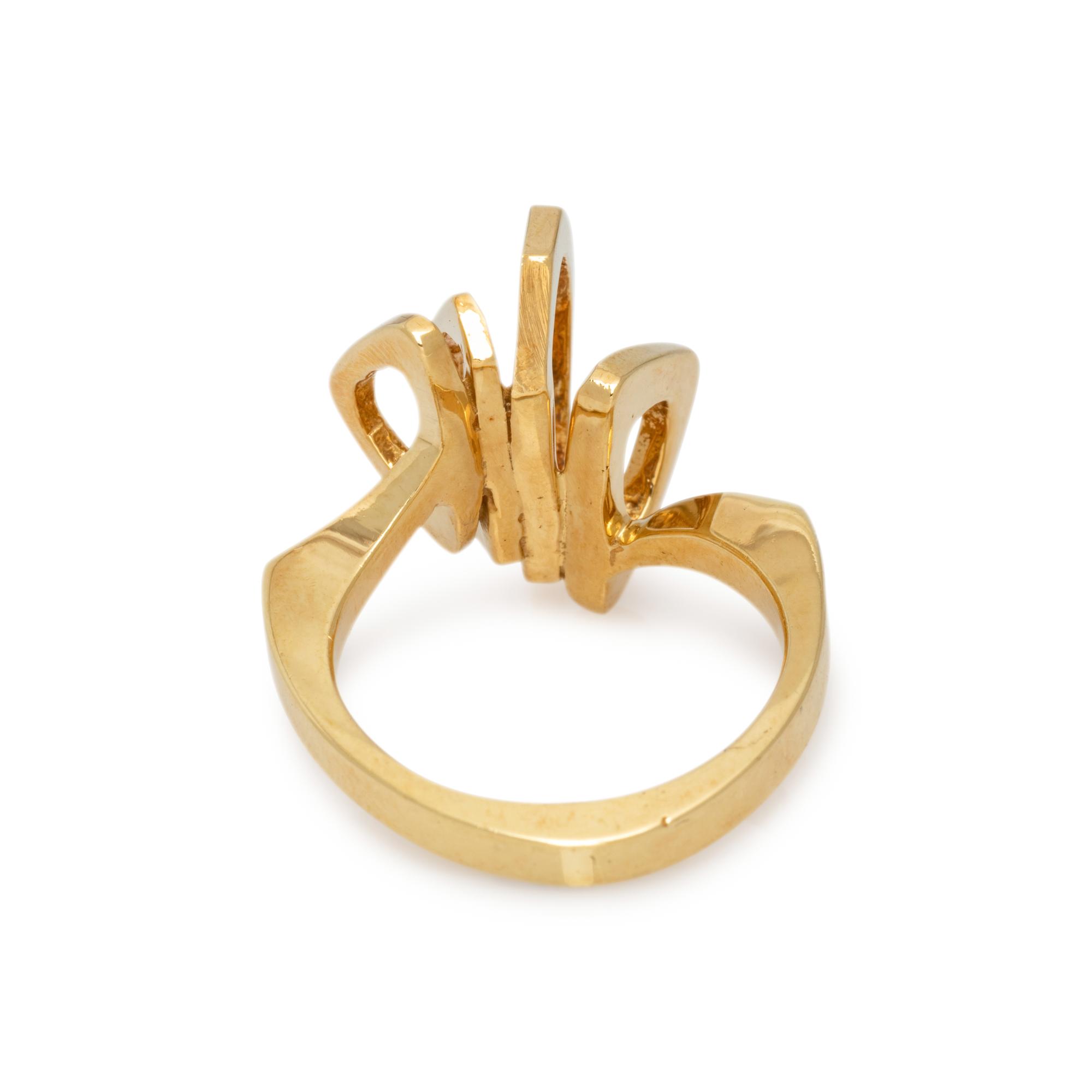 YELLOW GOLD RING