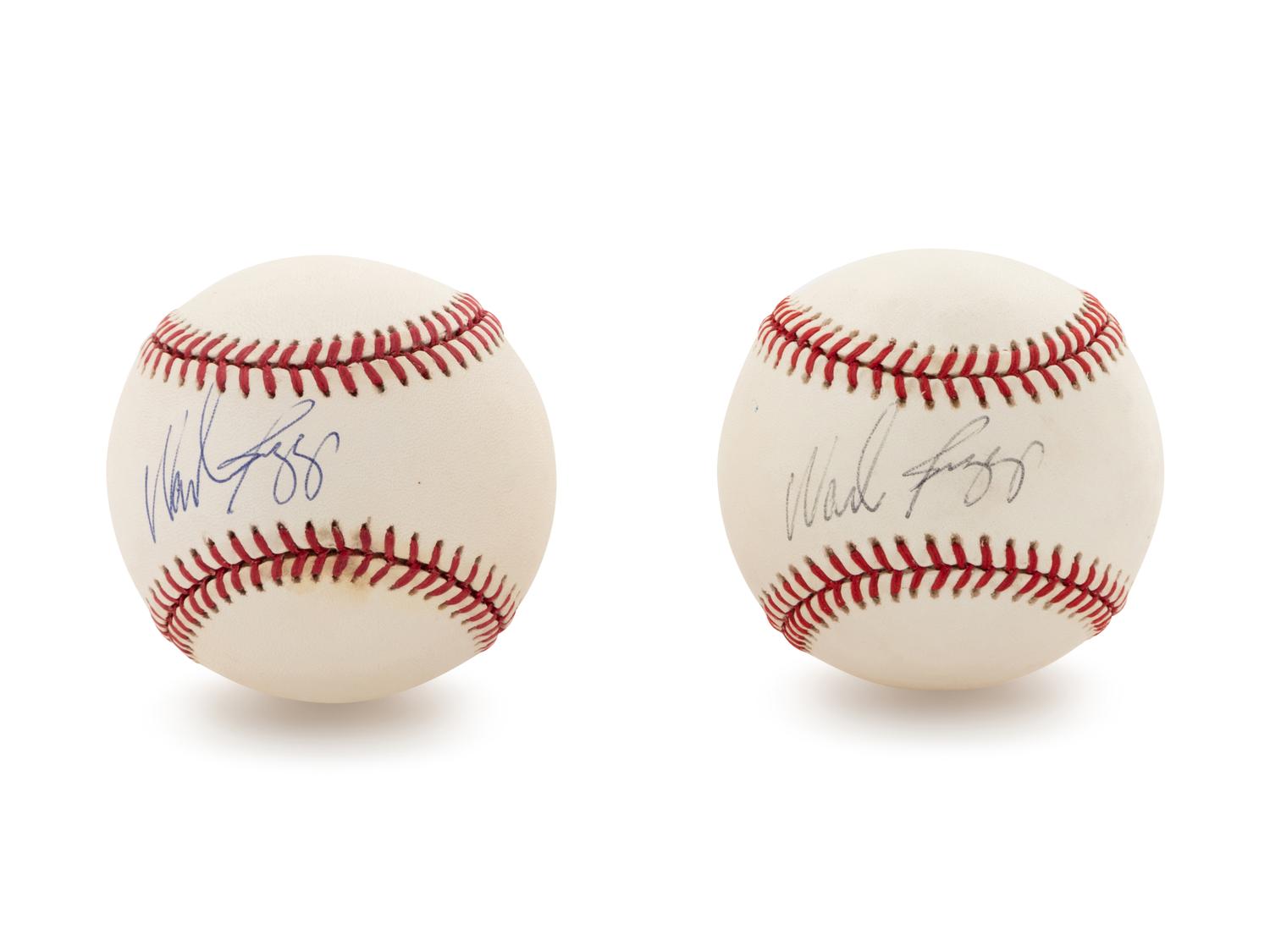 A Group of 20 Signed Hall of Fame Baseballs,