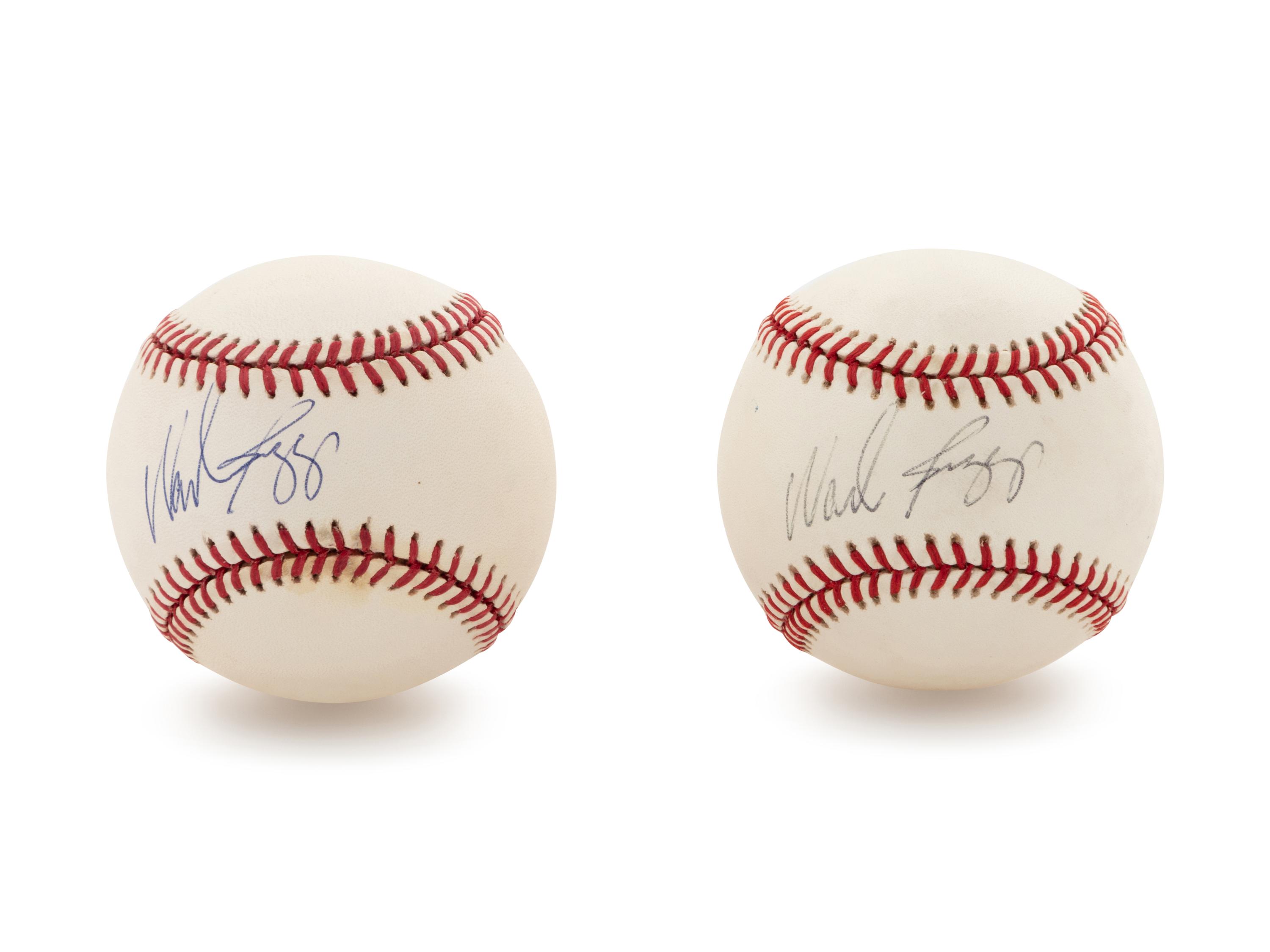 A Group of 20 Signed Hall of Fame Baseballs,