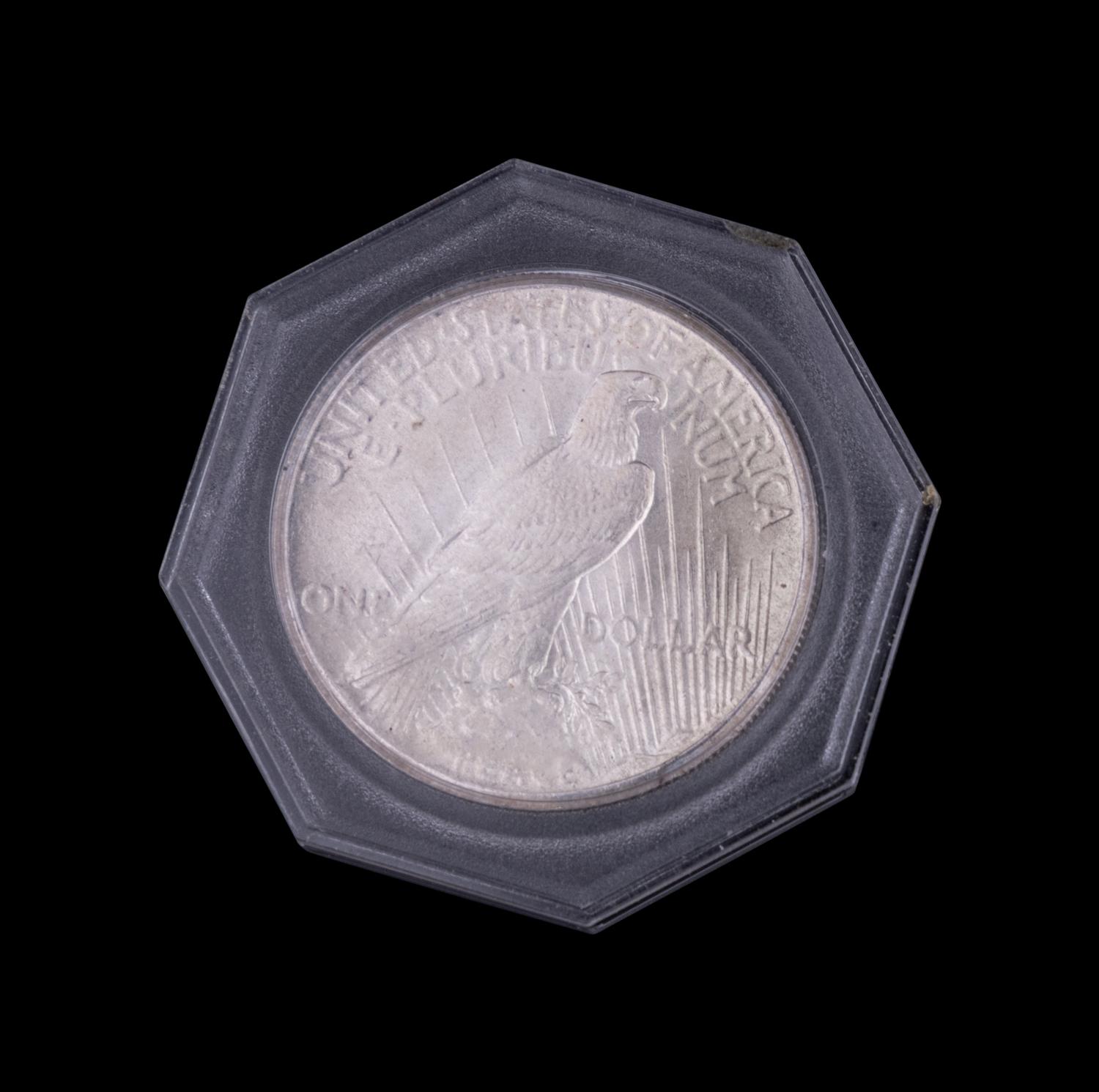 Seven 1925 Peace $1 Coins