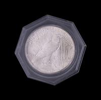 Seven 1925 Peace $1 Coins