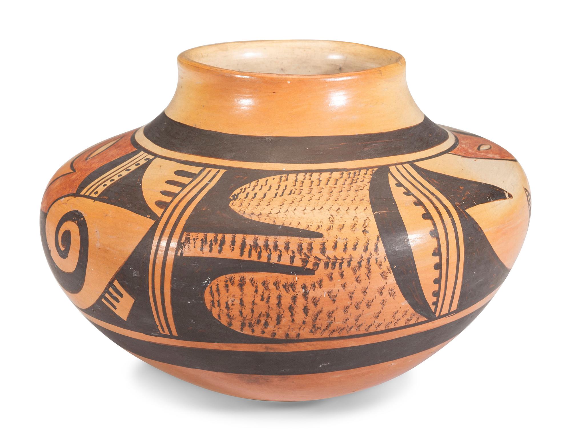 Polychrome Pottery Jar