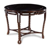 A Chinese Export Hardwood Occasional Table
