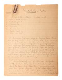 [NATIVE AMERICANS]. A group of documents related to the Sioux, Chippewa, and Cherokee Indians, ca first quarter 20th century.