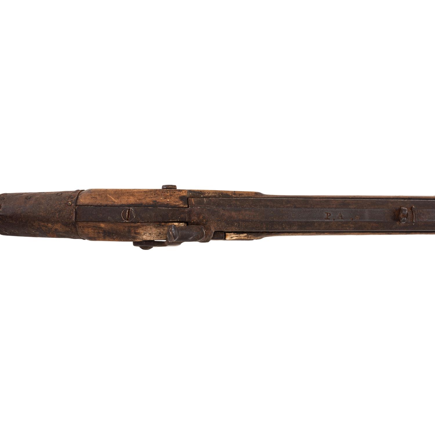 Conestoga Rifle Works Percussion Rifle Apparently Acquired on the Standing Rock Reservation