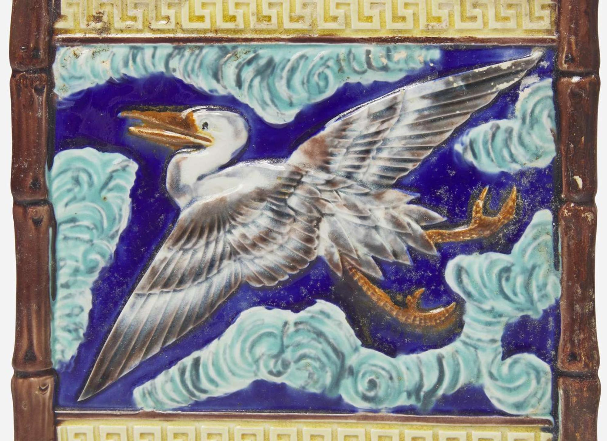 A Wedgwood Majolica Jardiniere, UK, 1876