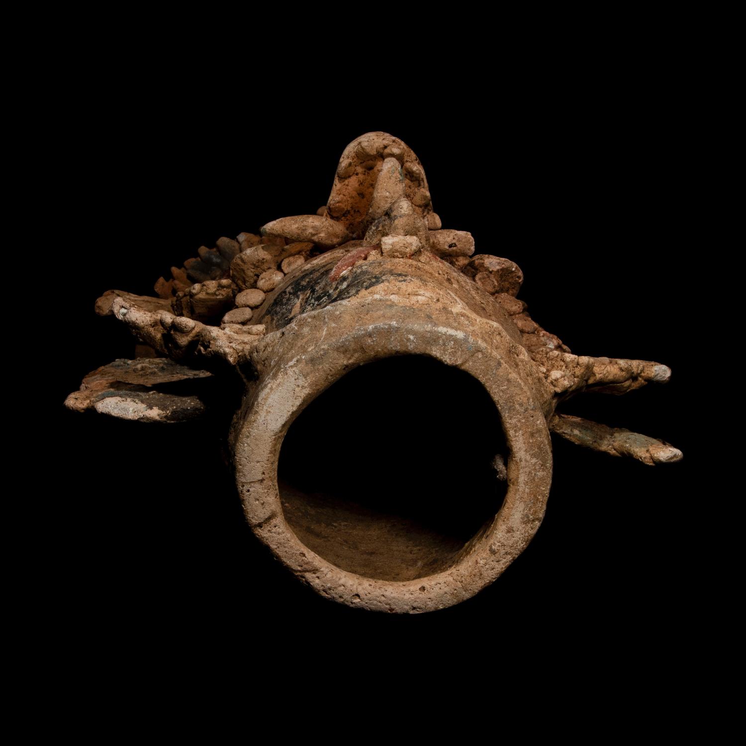 A Maya Terracotta Incense Burner