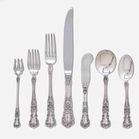A sterling silver flatware service in the "Buttercup" pattern Gorham Mfg. Co., Providence, RI, 20th century