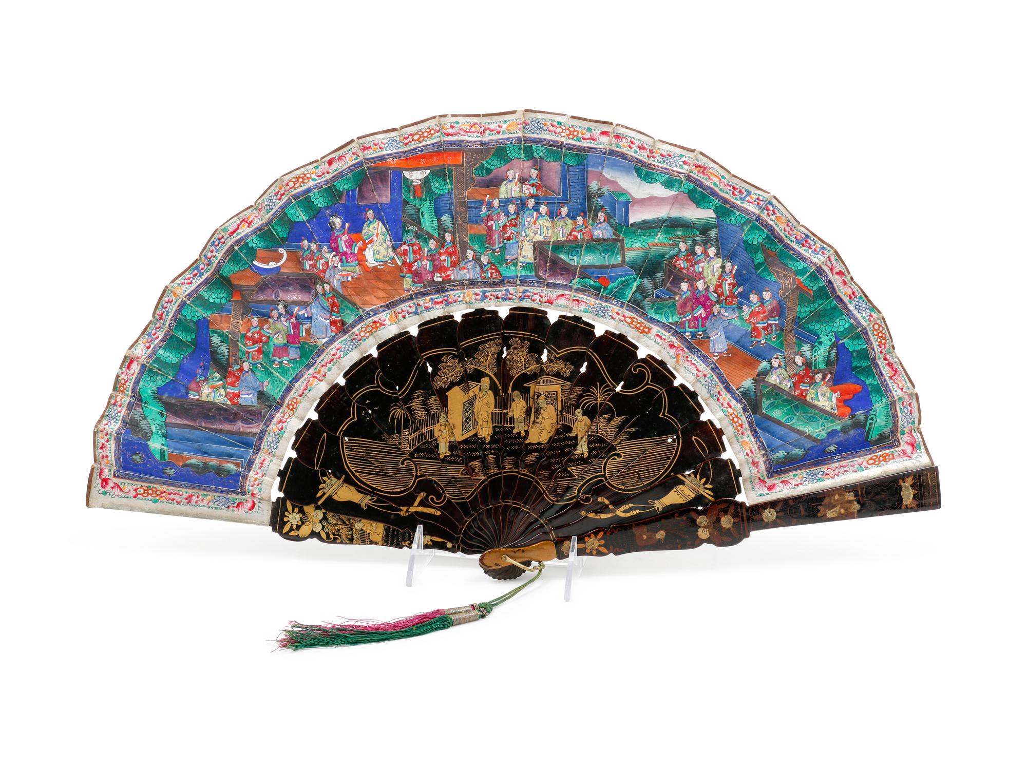 A Chinese Export Folding Fan