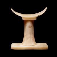 An Egyptian Alabaster Headrest