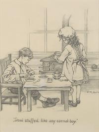 Little Men, Silas Tells His Story by the Fire, 1928 ; Together with Four Other Works (Five Works Total)