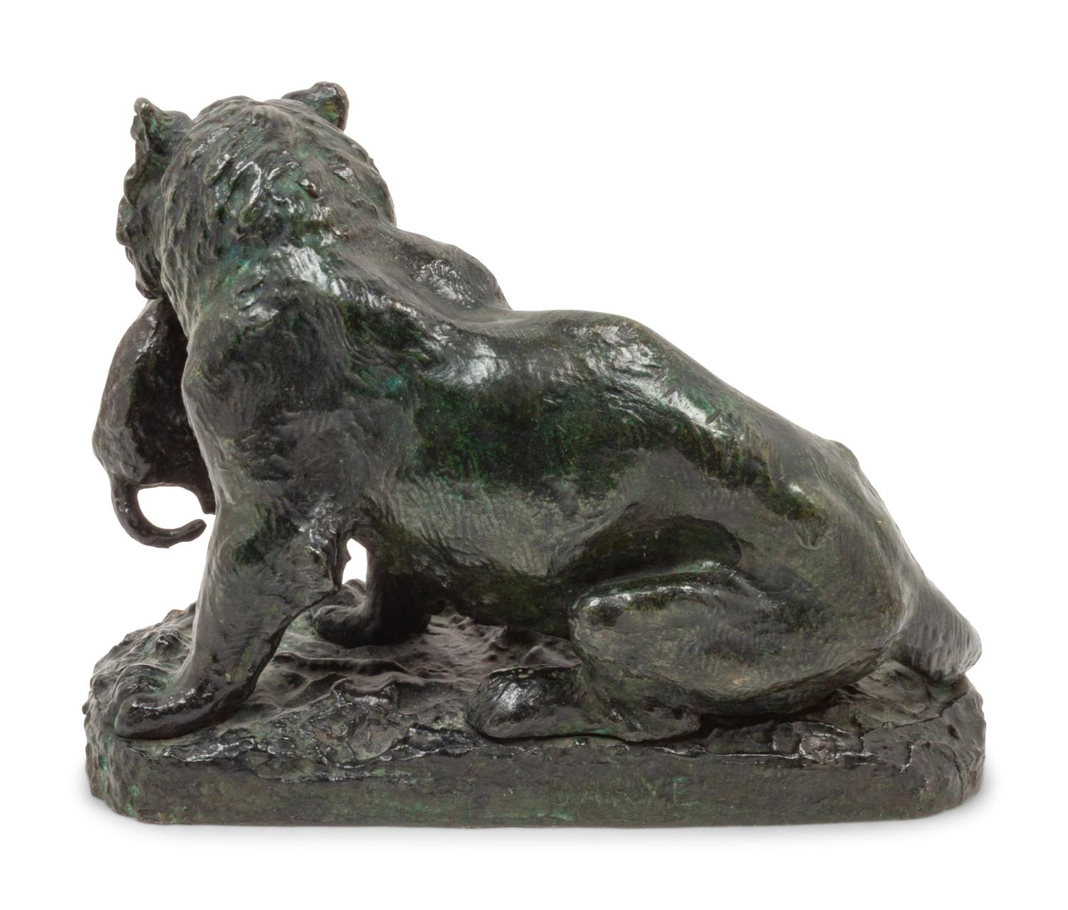 Lion with a Cub in Mouth , late 19th Century