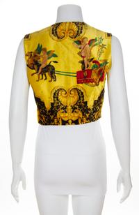 A Gianni Versace Velvet Vest, Size 38.