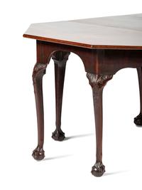 A George III Mahogany Octagonal Dining Table