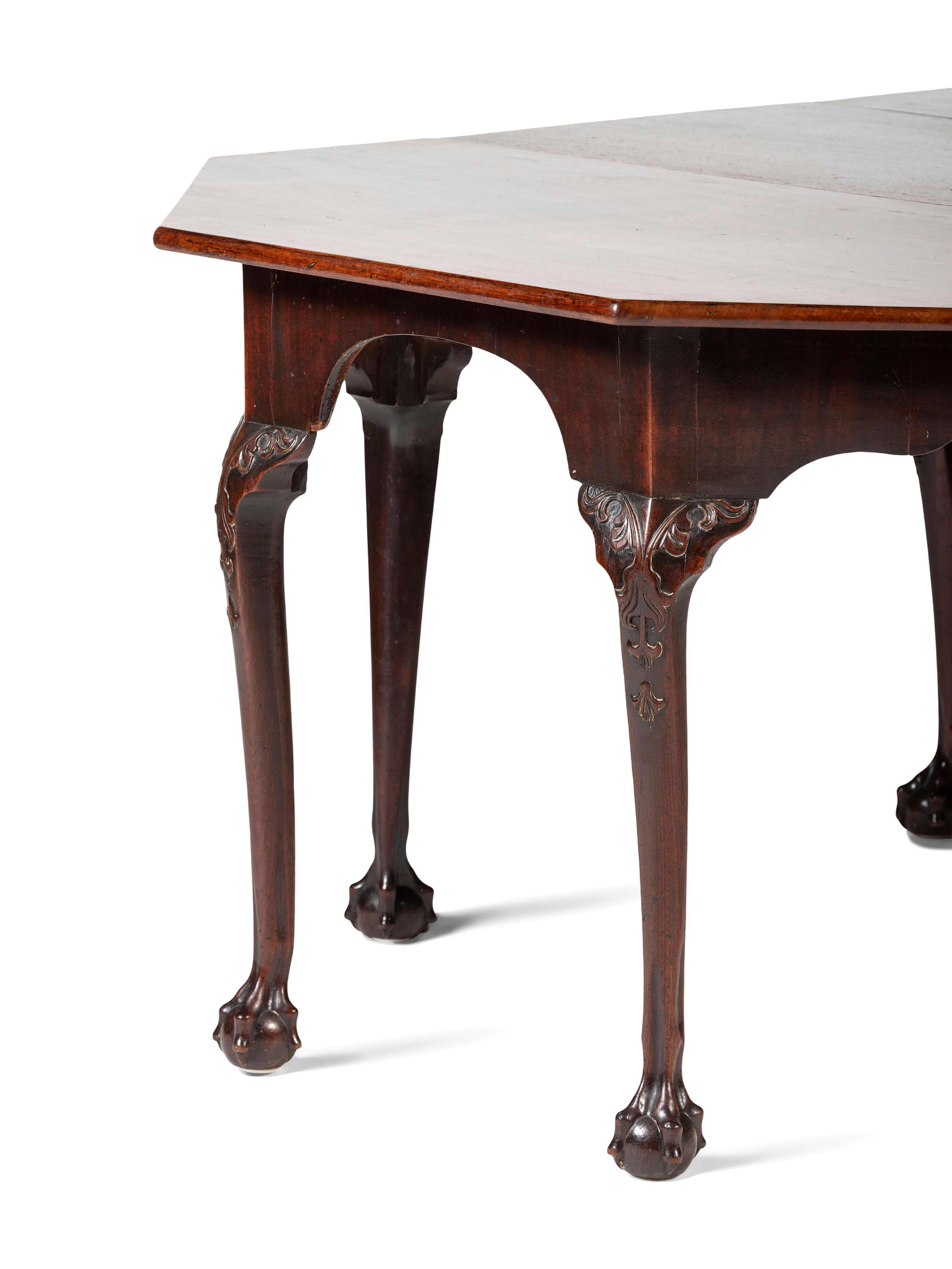 A George III Mahogany Octagonal Dining Table