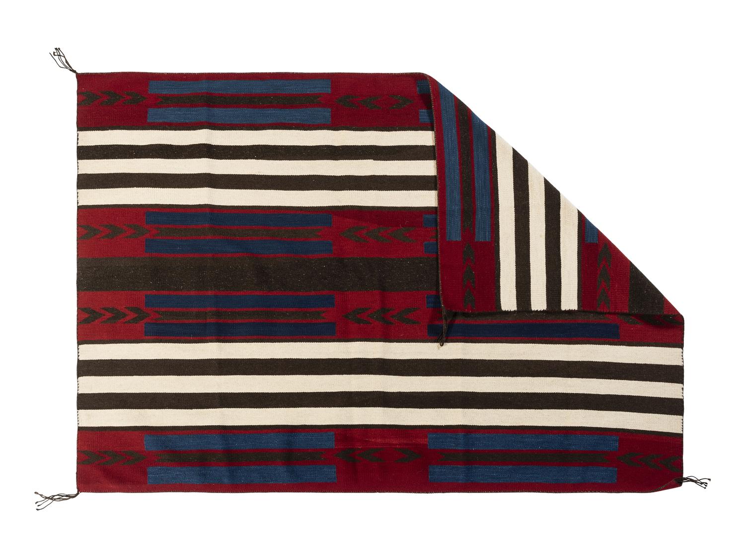 Navajo Third Phase Revival Chief's Blanket / Rug