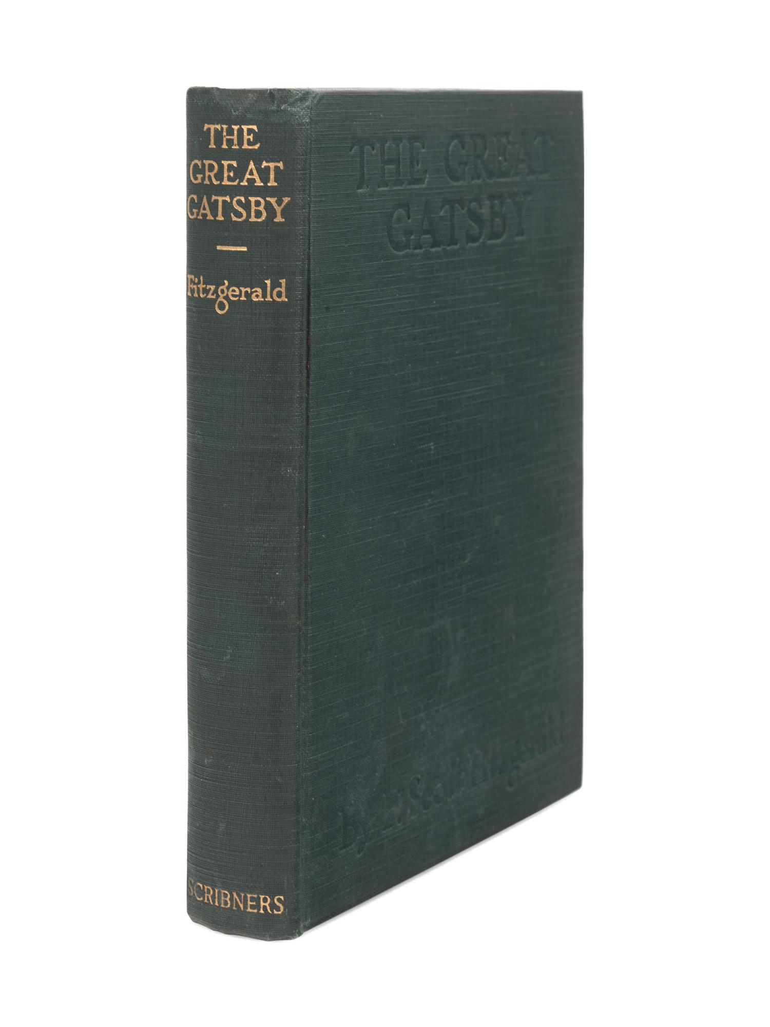 FITZGERALD, F. Scott (1896-1940). The Great Gatsby . New York: Charles Scribner’s Sons, 1925.