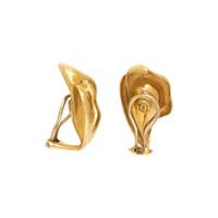 TIFFANY & CO., ELSA PERETTI, YELLOW GOLD 'CALLA LILY' EARRINGS