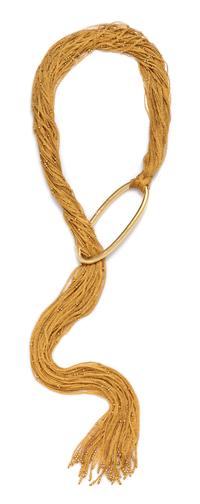 An 18 Karat Yellow Gold Lariat Necklace, Calgaro, 31.40 dwts.