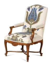 A Pair of Régence Style Armchairs