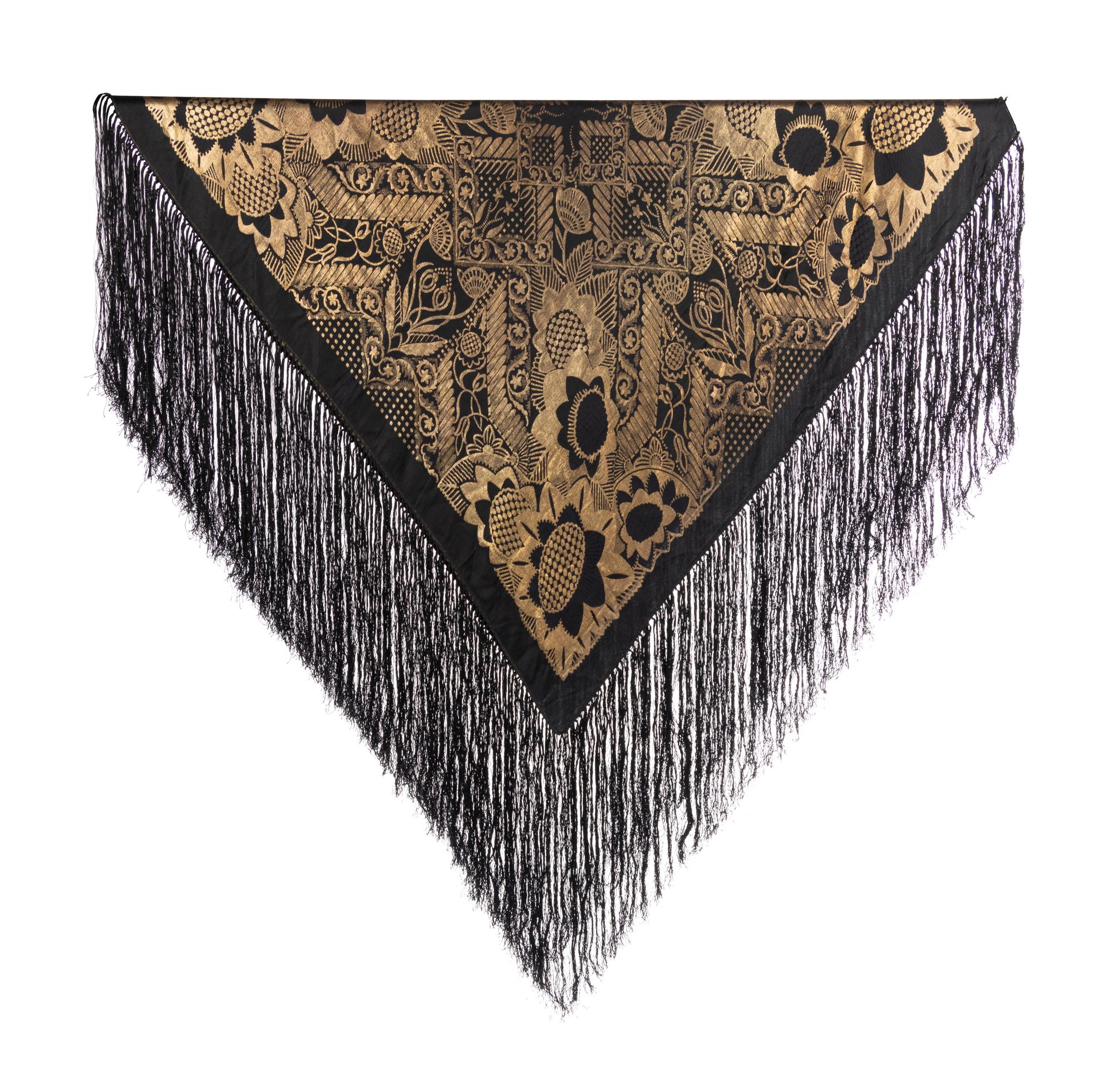 Silk Lamé Shawl, 1920s