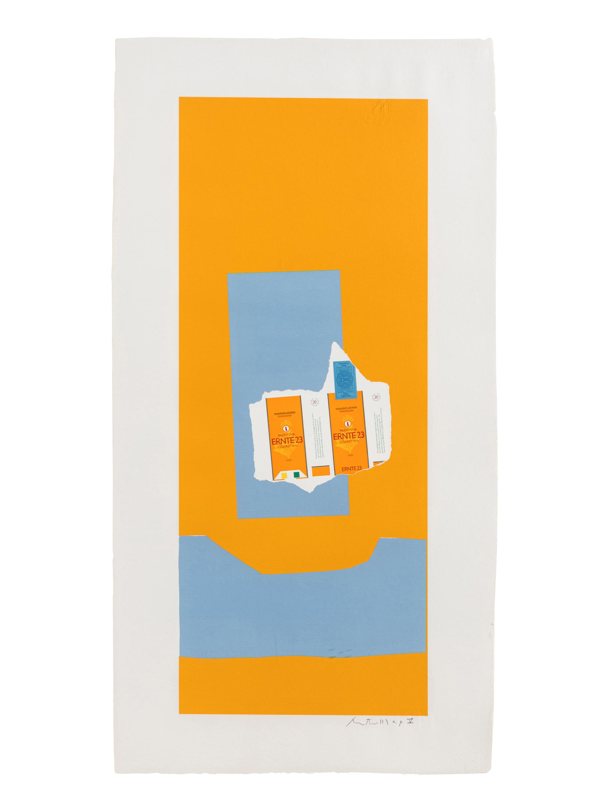 Summer Light Series: Harvest, with Blue Shadow , 1973