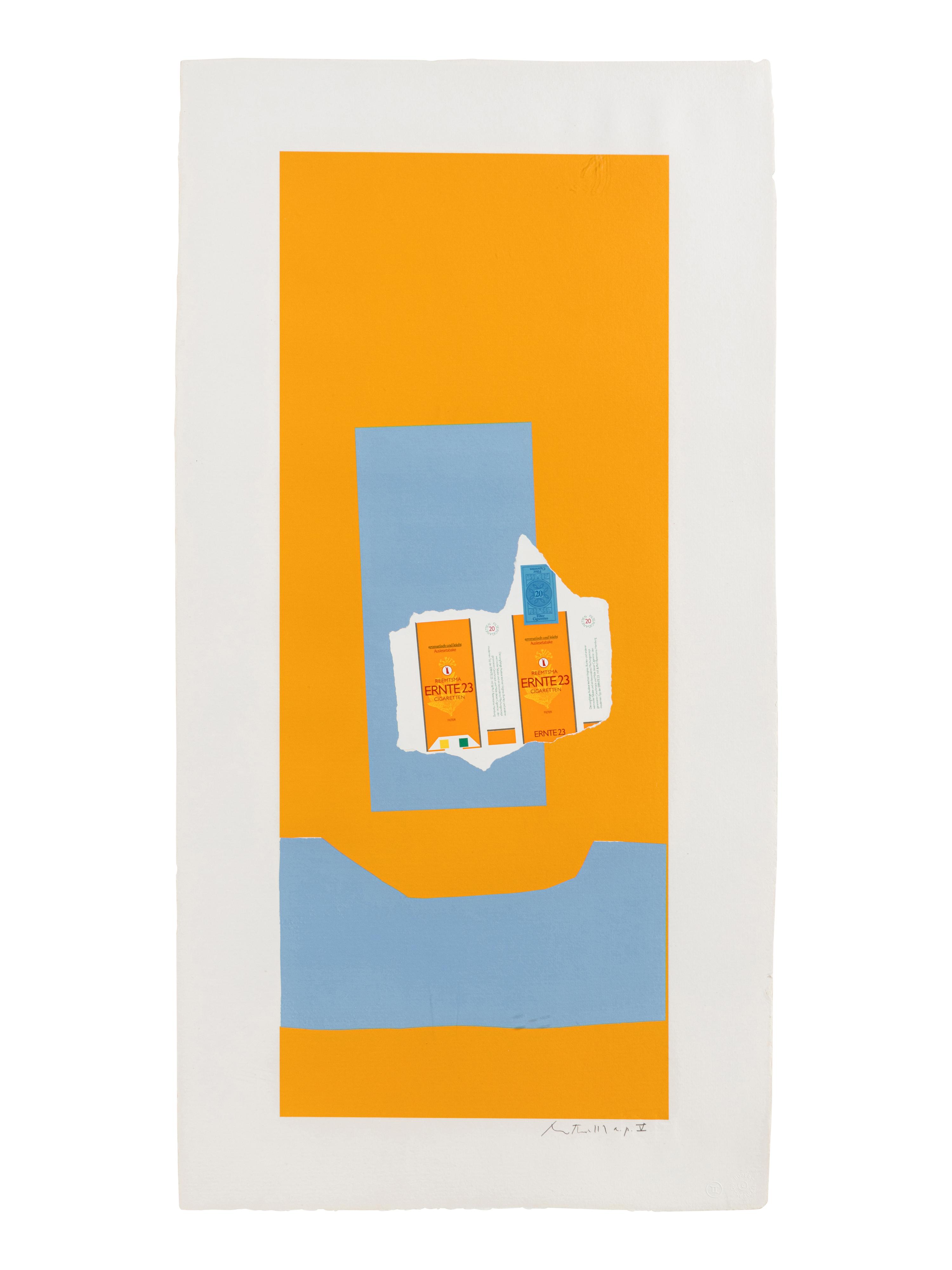 Summer Light Series: Harvest, with Blue Shadow , 1973